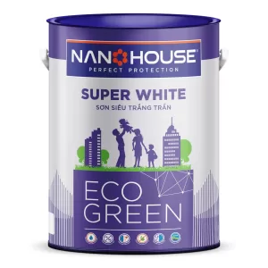 NANOHOUSE SUPER WHITE Sơn siêu trắng trần ECOGREEN